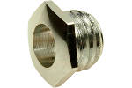 CL1421 chrome-plated brass nut for S4 jack socket.