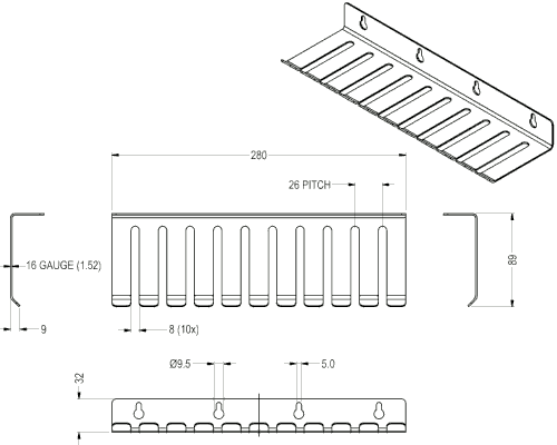cable rack diagram