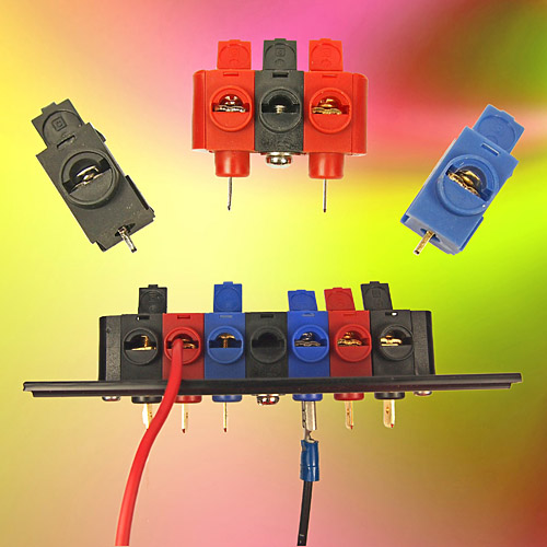 Modular Fast-On Terminal Blocks from Cliff Electronics
