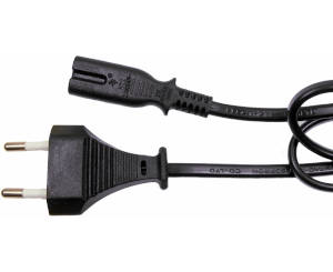 FCR72043 Power cord, 2-pin Euro plug to IEC C13 plug, 2m