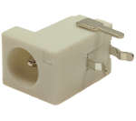 DC10LP dual DC connector in white