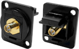 RP-SMA female to female feedthrough socket CP30260MB