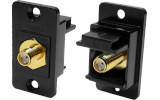 SMA 50 Ohm slim metal front mounting feedthrough connectors CP30660M CP30660MB CP30660MBX1