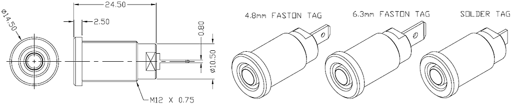 S16N test socket drawing