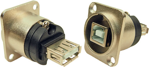 USB2 Changer Sockets in XLR shell