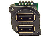 Universal Serial Bus Connectors in XLR shell - Series 5 Round
