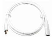 USB-C extension cable in white